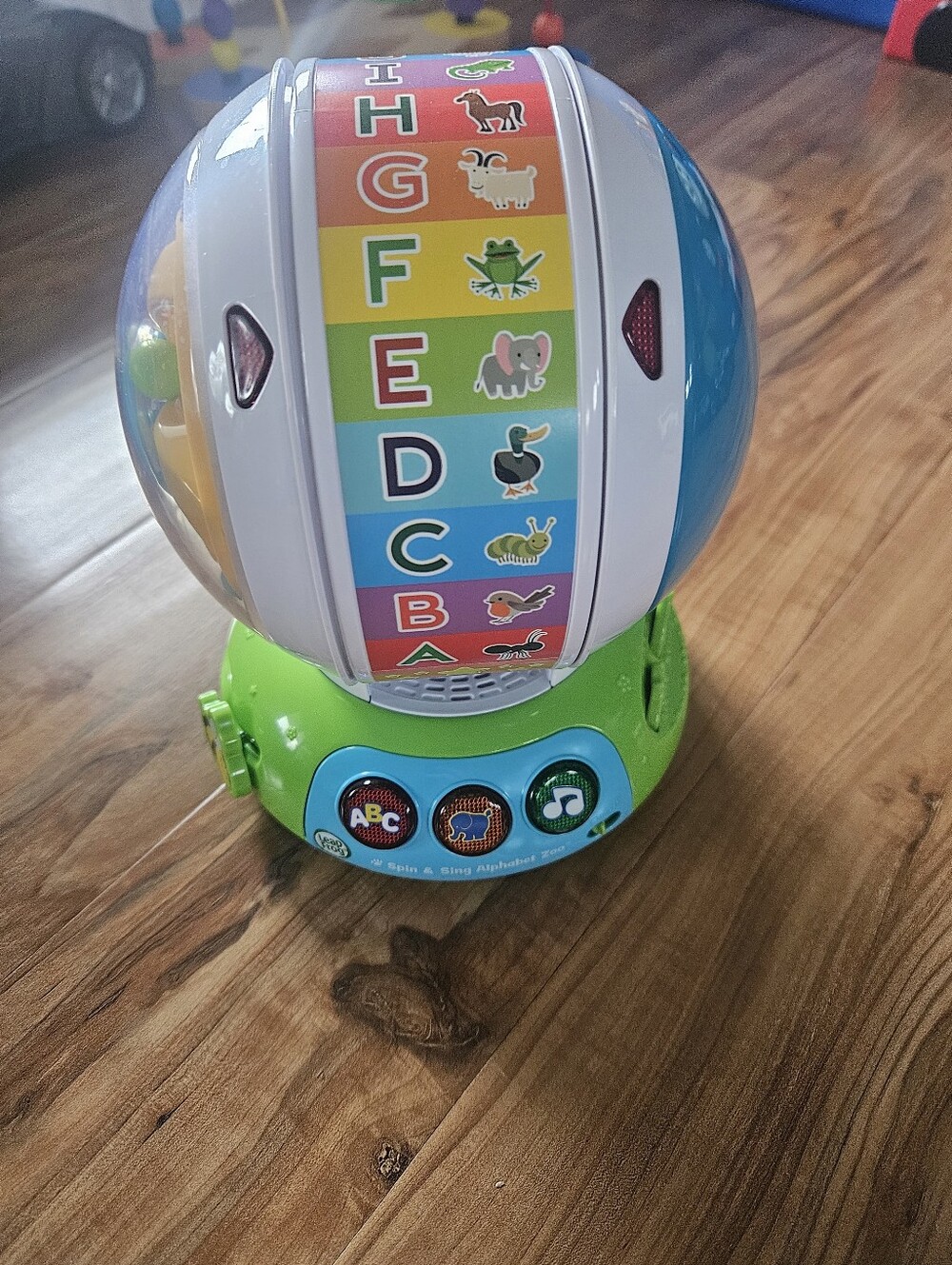 Interactive Alphabet Learning Ball for Kids - Blue & Green Vtech